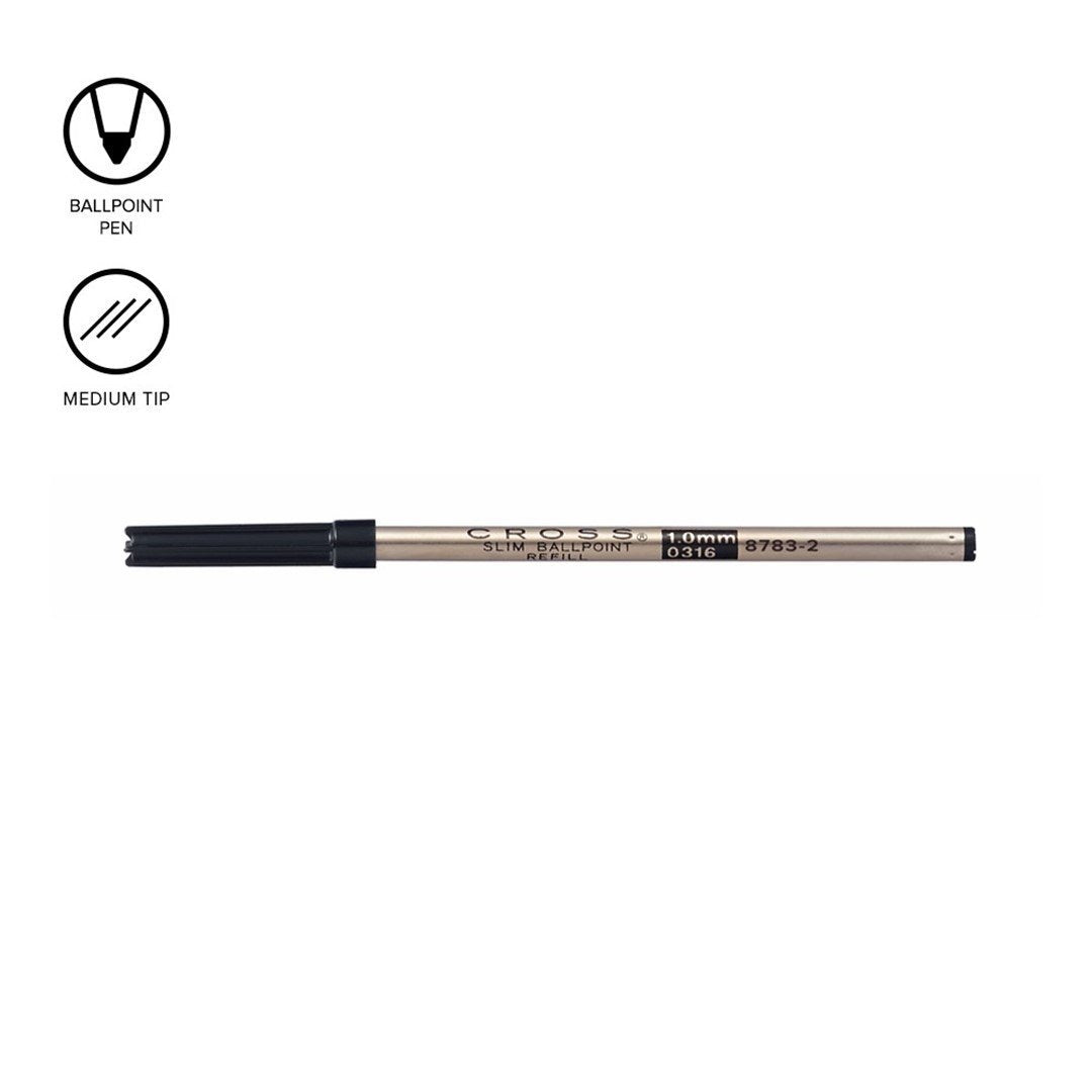 Cross Slim Ballpoint Pen Refill Black Medium Item# 8783-2 - Image 2