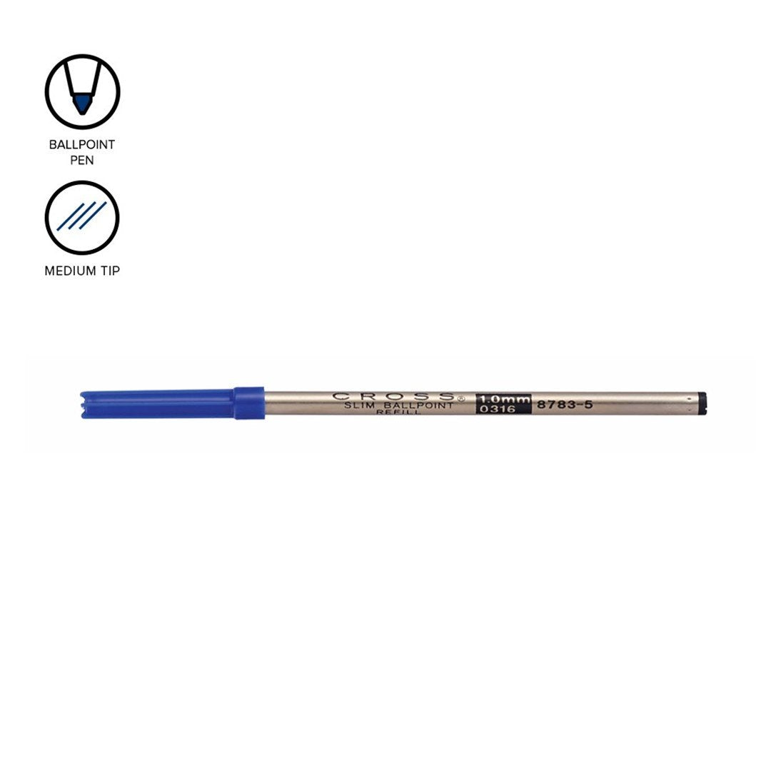 Cross Slim Ballpoint Pen Refill Blue Medium Item# 8783-5 - Image 2