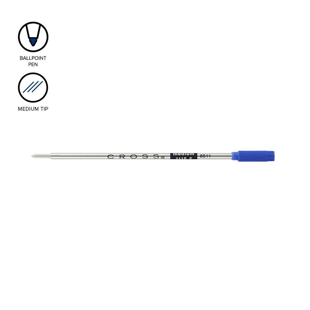 Cross Ballpoint Pen Refill Blue Medium Item# 8511 - Image 2