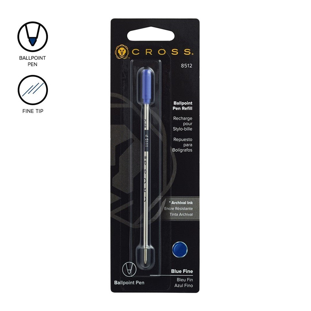 Cross Ballpoint Pen Refill Blue Fine Item# 8512