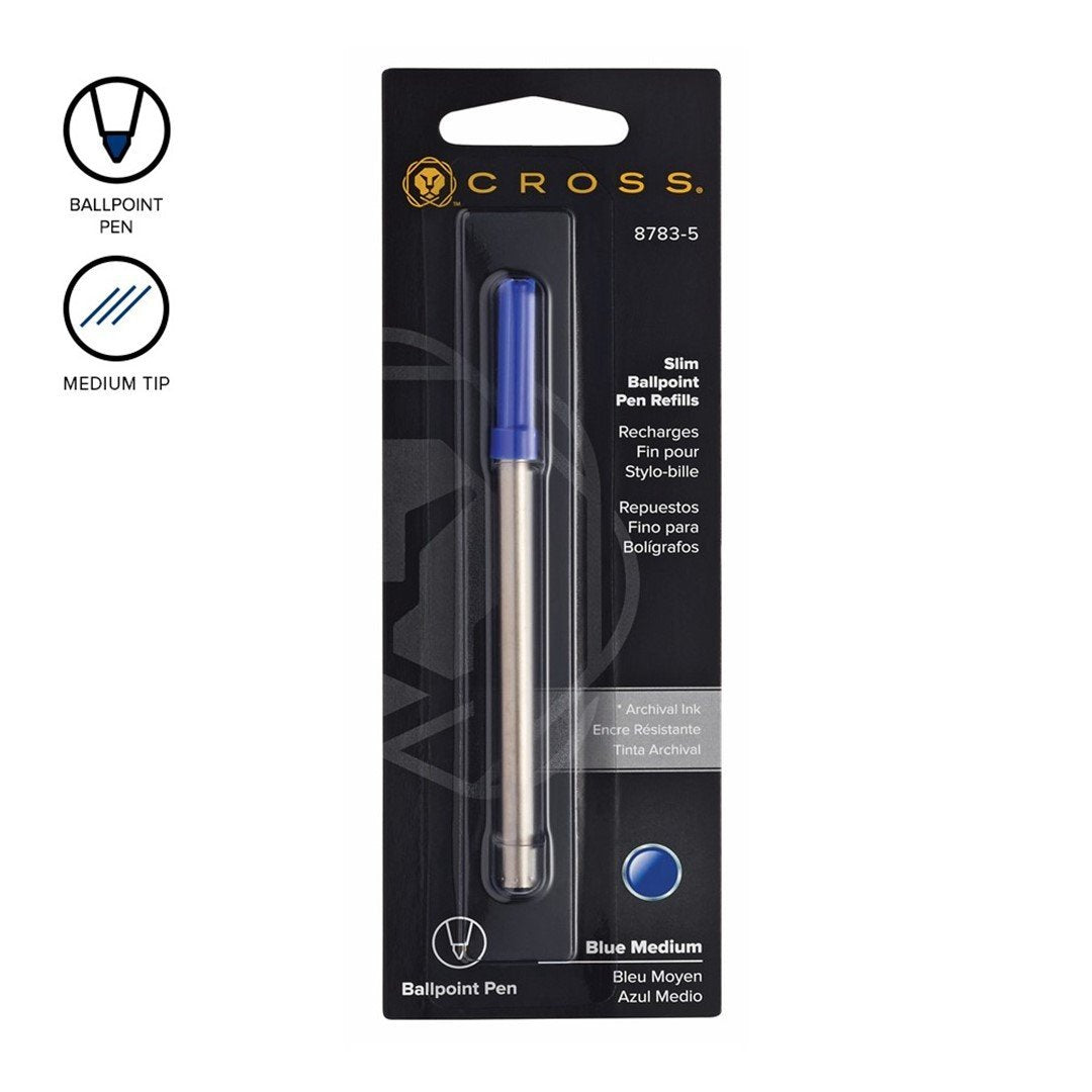 Cross Slim Ballpoint Pen Refill Blue Medium Item# 8783-5